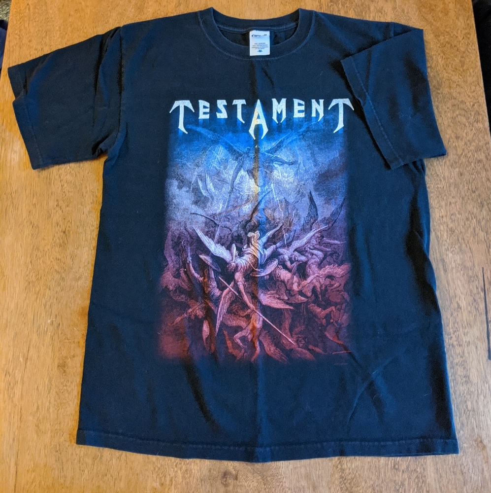Testament Band t shirt. Unisex Medium.